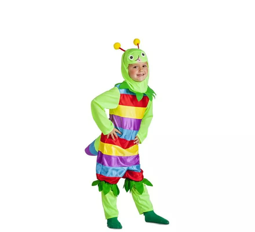 Translation missing: de.Disfraz de Gusano Multicolor para niños