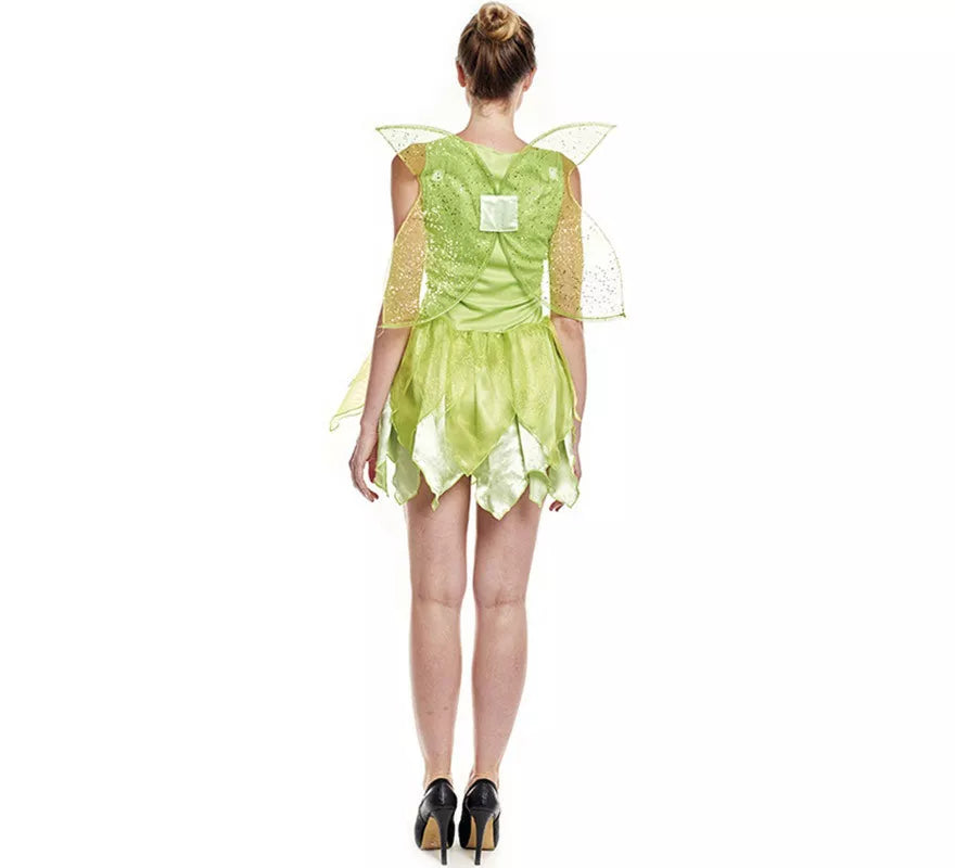 Translation missing: de.Disfraz de Hada Floral Verde para mujer