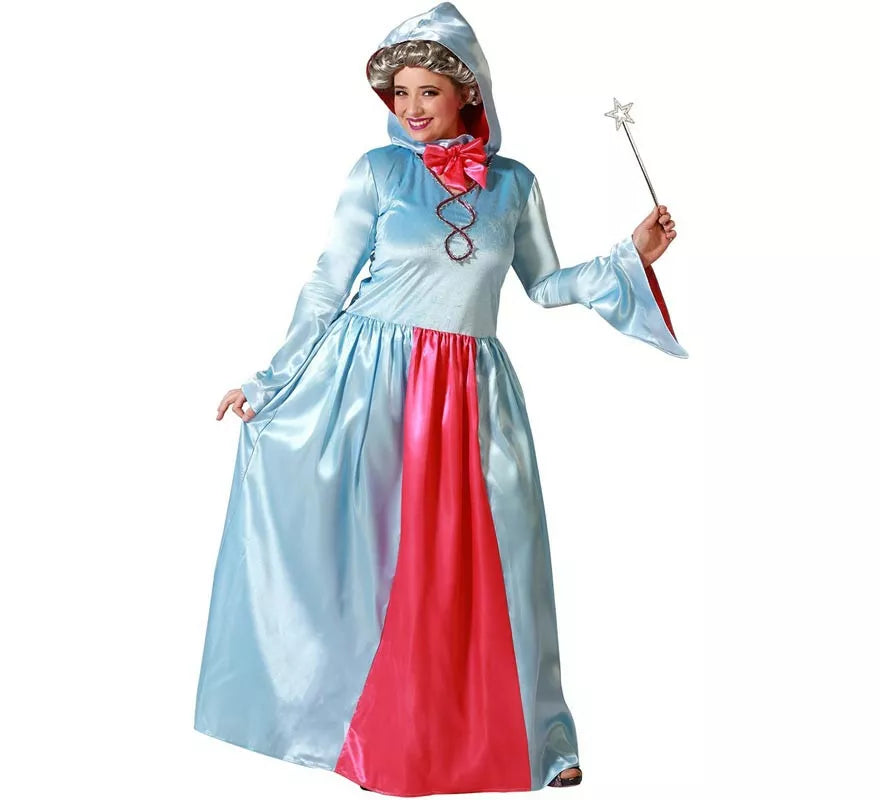 Translation missing: de.Disfraz de Hada Madrina azul para mujer