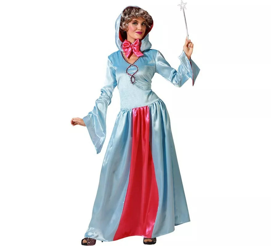 Translation missing: de.Disfraz de Hada Madrina azul para mujer