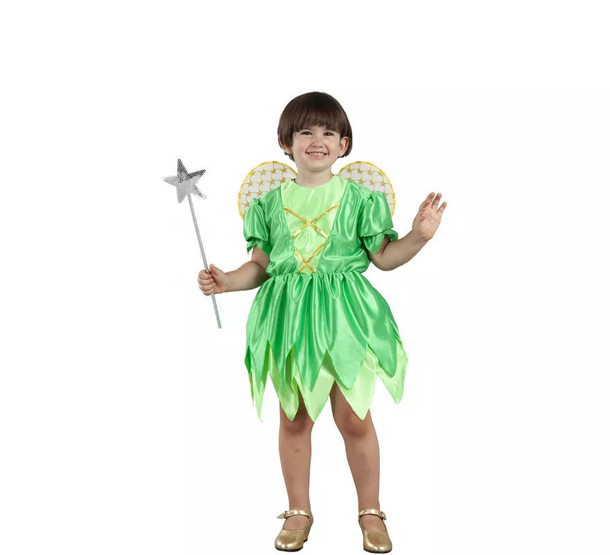 Disfraz de Hada Verde para bebé y niña