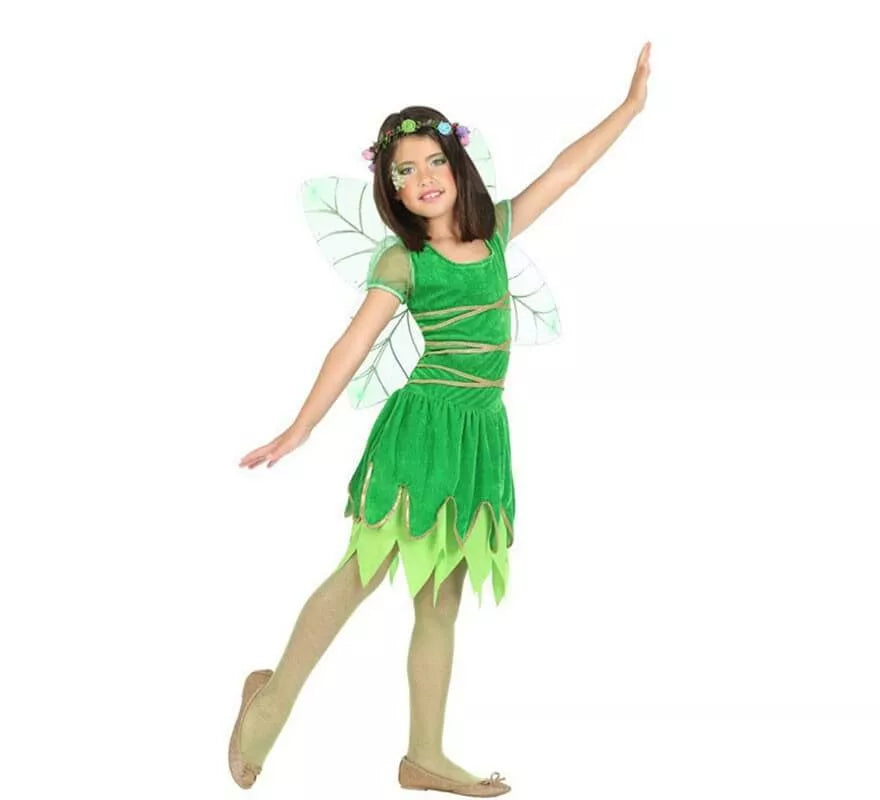 Translation missing: de.Disfraz de Hada verde para niña