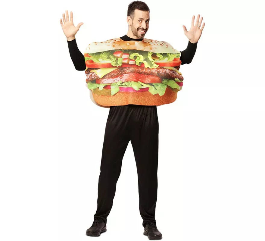 Translation missing: de.Disfraz de Hamburguesa para adultos