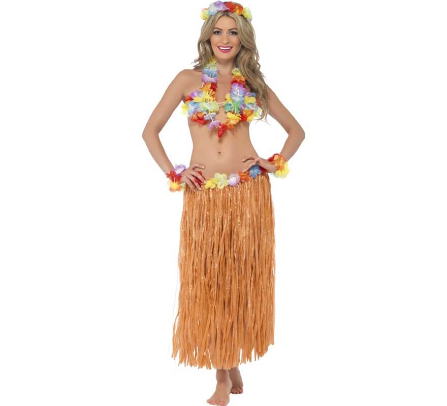 Translation missing: de.Disfraz de Hawaiana Naranja