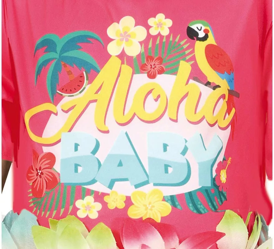 Translation missing: de.Disfraz de Hawaiana Tropical para niña y bebé