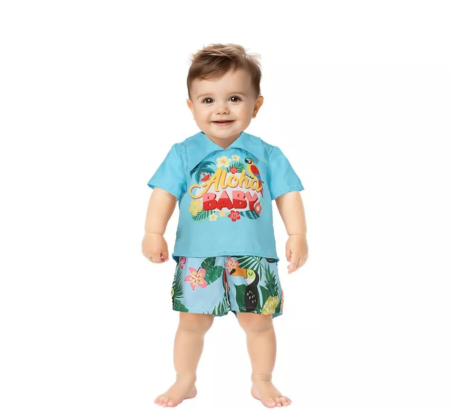 Disfraz de Hawaiano Tropical para niño y bebé