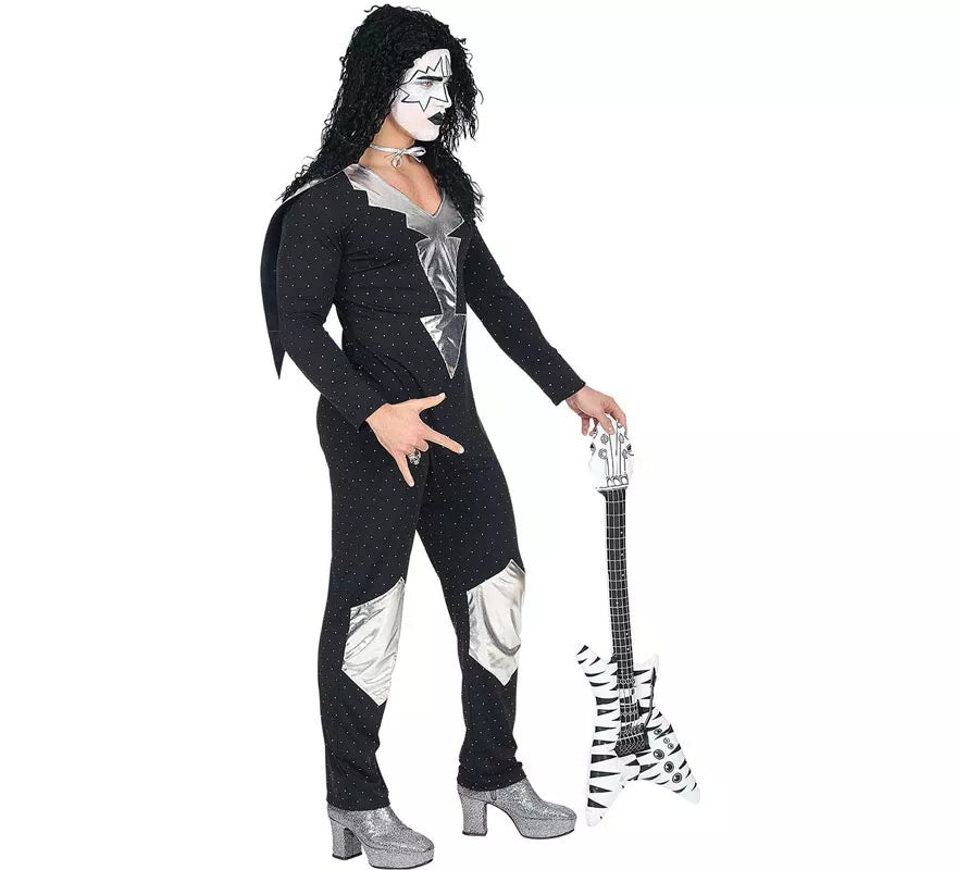 Translation missing: de.Disfraz de Heavy Metal Estrella de Rock famosa para hombre