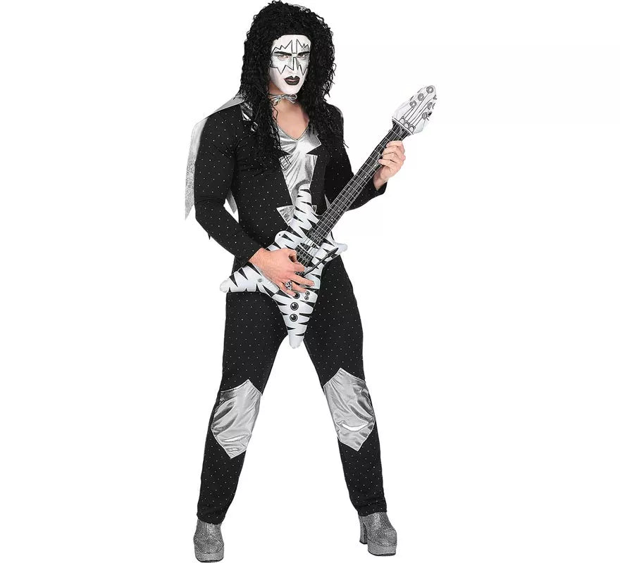 Translation missing: de.Disfraz de Heavy Metal Estrella de Rock famosa para hombre