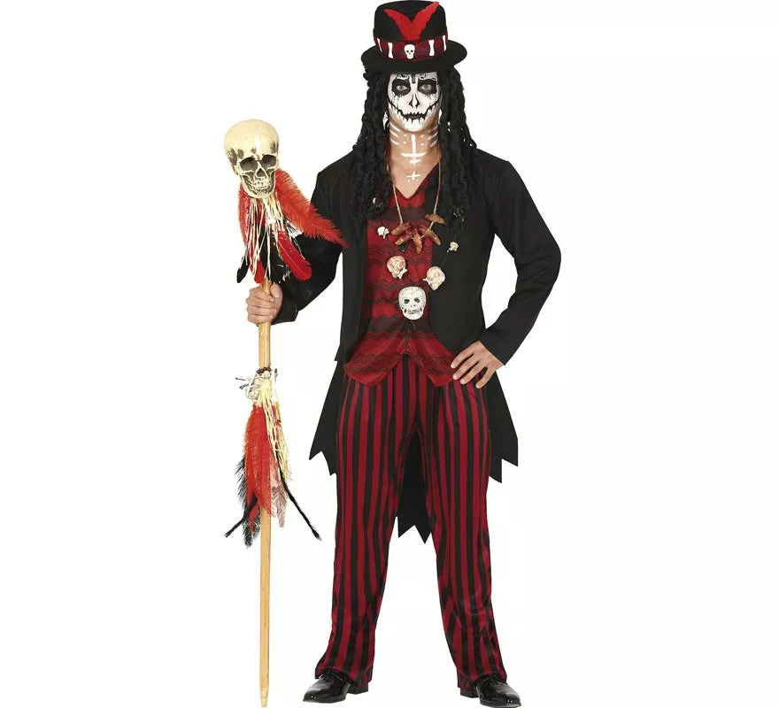 Disfraz de Hechicero Vudú para hombre