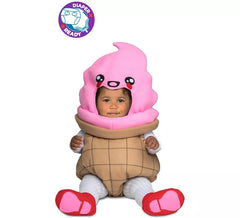 Erdbeereis Kostüm für Babys