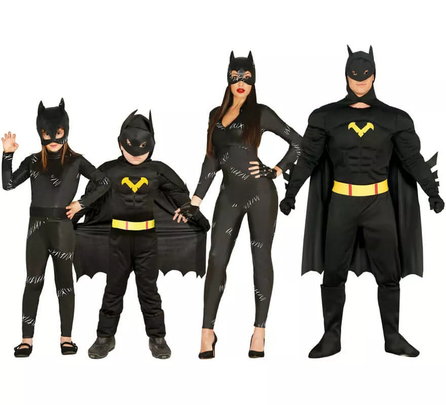Translation missing: de.Disfraz de Superhéroe Oscuro musculoso para niño
