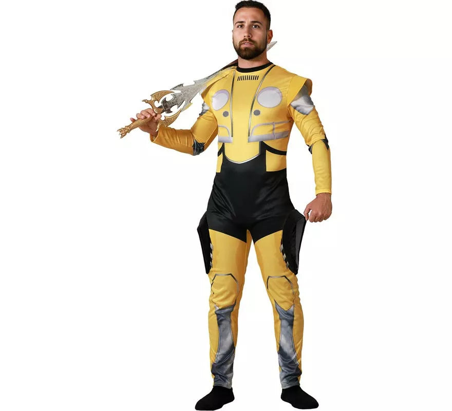 Translation missing: de.Disfraz de Héroe Robot amarillo para hombre