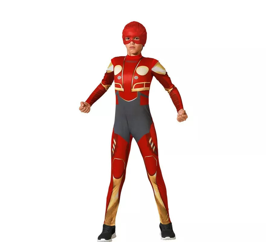 Translation missing: de.Disfraz de Héroe Robot rojo para niño