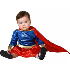 Kryptonisches Heldin-Kostüm für Babys
