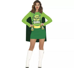 Mojito Heroine Kostüm mit Umhang für Damen