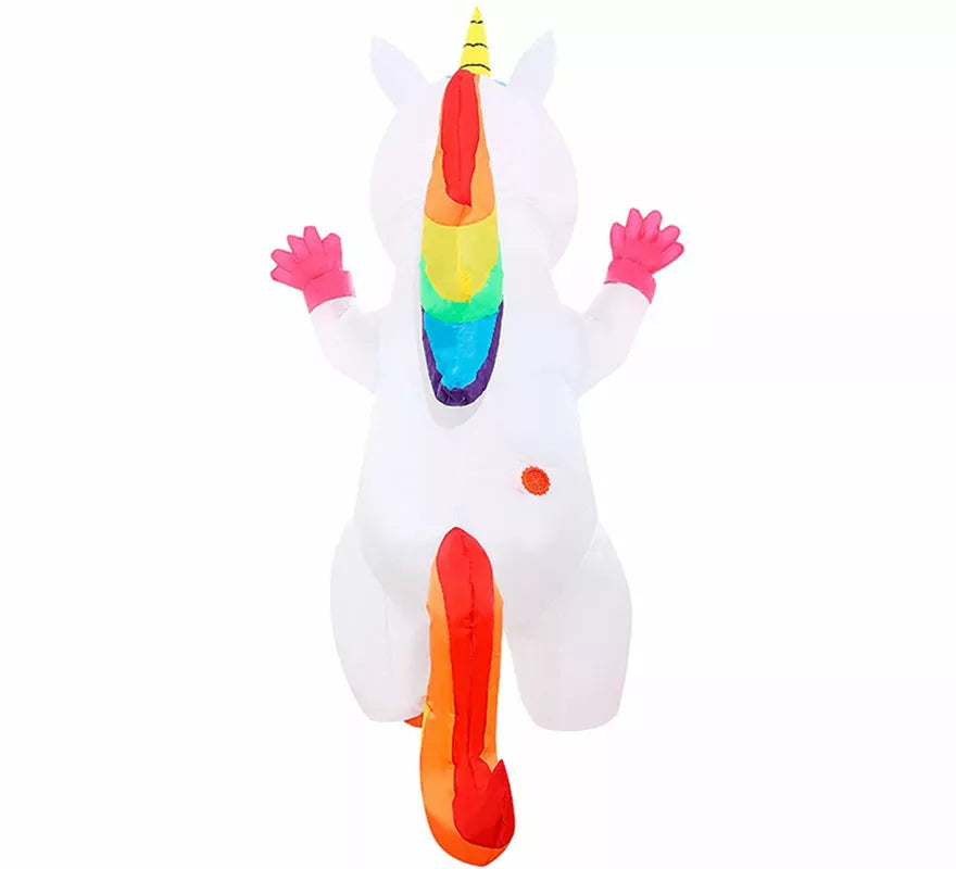 Disfraz de Hinchable Unicornio para adulto