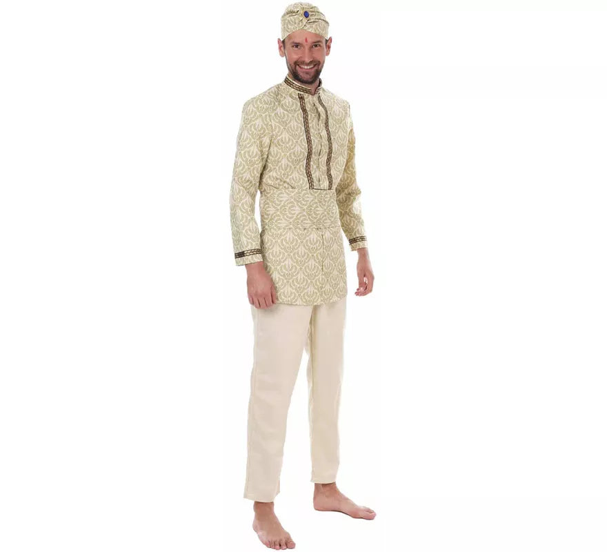 Disfraz de Hindú Bollywood con Turbante para hombre