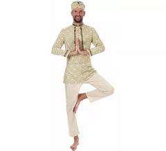 Indisches Bollywood-Kostüm mit Turban für Herren