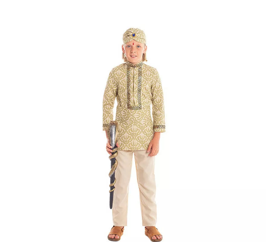Translation missing: de.Disfraz de Hindú Bollywood con Turbante para niño