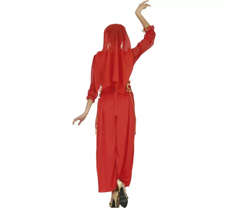 Translation missing: de.Disfraz de Hindú Rojo para mujer