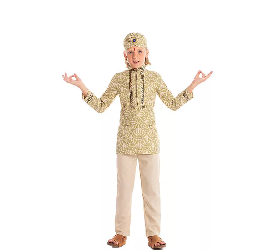 Translation missing: de.Disfraz de Hindú Bollywood con Turbante para niño