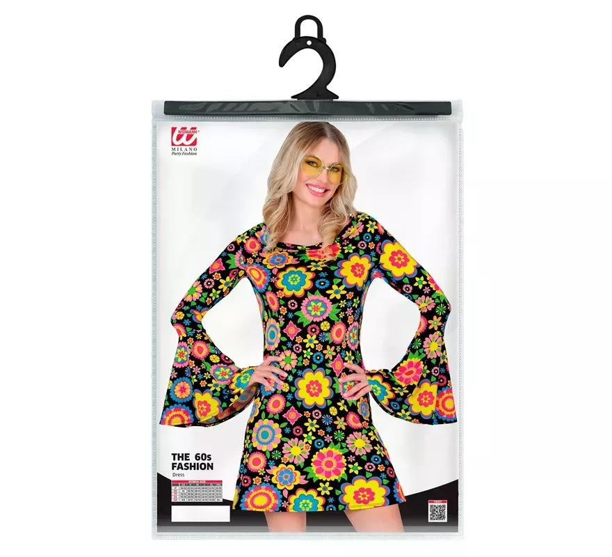 Translation missing: de.Disfraz de Hippie años 60 Flores Fashion para mujer