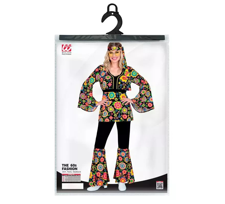 Translation missing: de.Disfraz de Hippie años 60 Flores y Mandalas para mujer