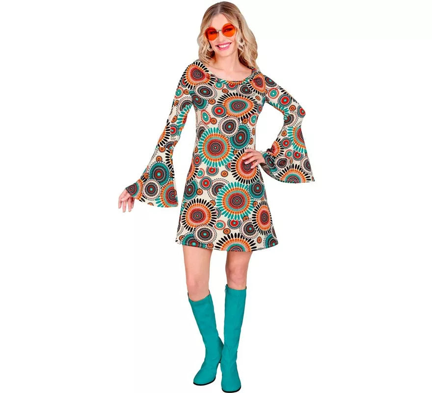 Translation missing: de.Disfraz de Hippie años 60 Vintage para mujer