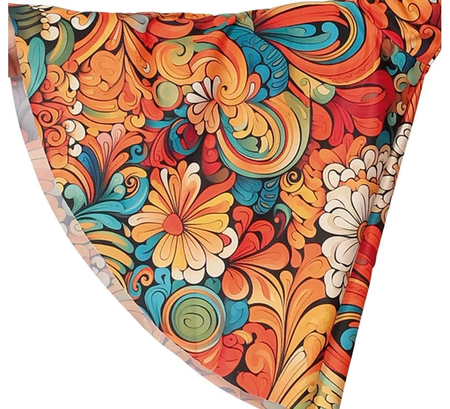 Translation missing: de.Disfraz de Hippie Años 70 floral para mujer