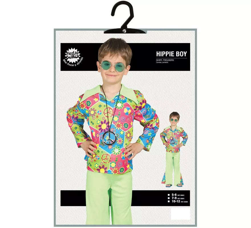 Translation missing: de.Disfraz de Hippie Boy para Niños