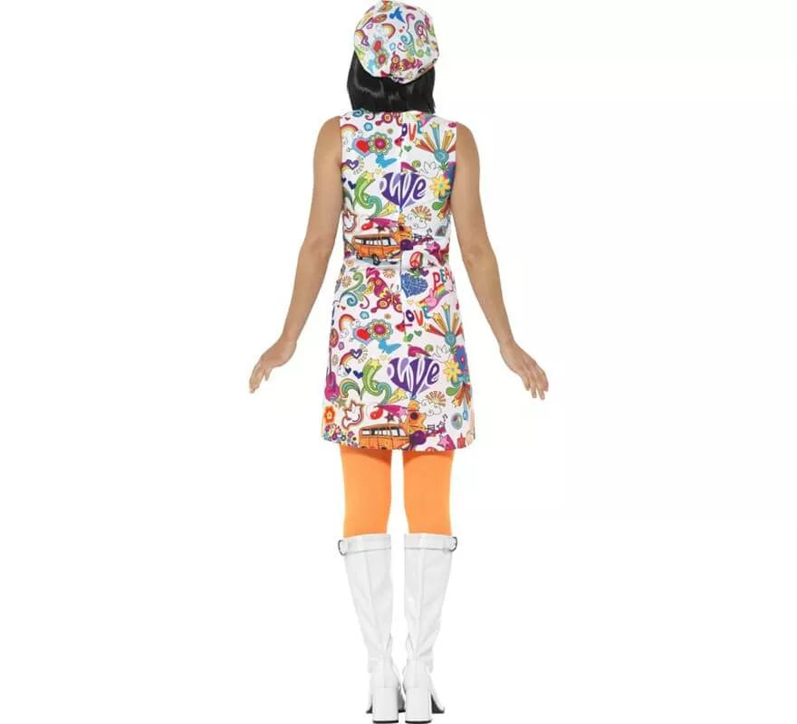 Translation missing: de.Disfraz de Hippie Buena Onda Años 60 para mujer