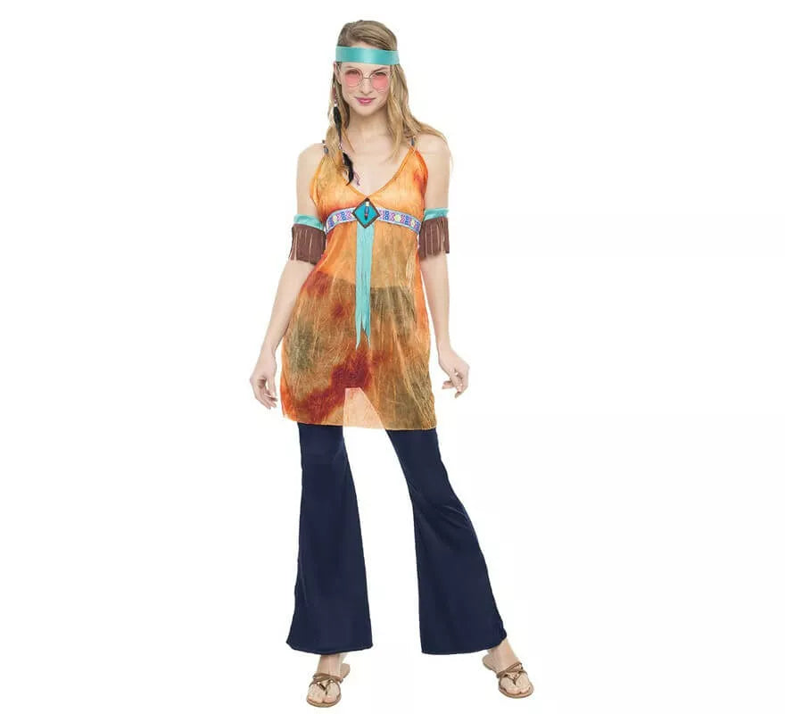 Translation missing: de.Disfraz de Hippie California para mujer