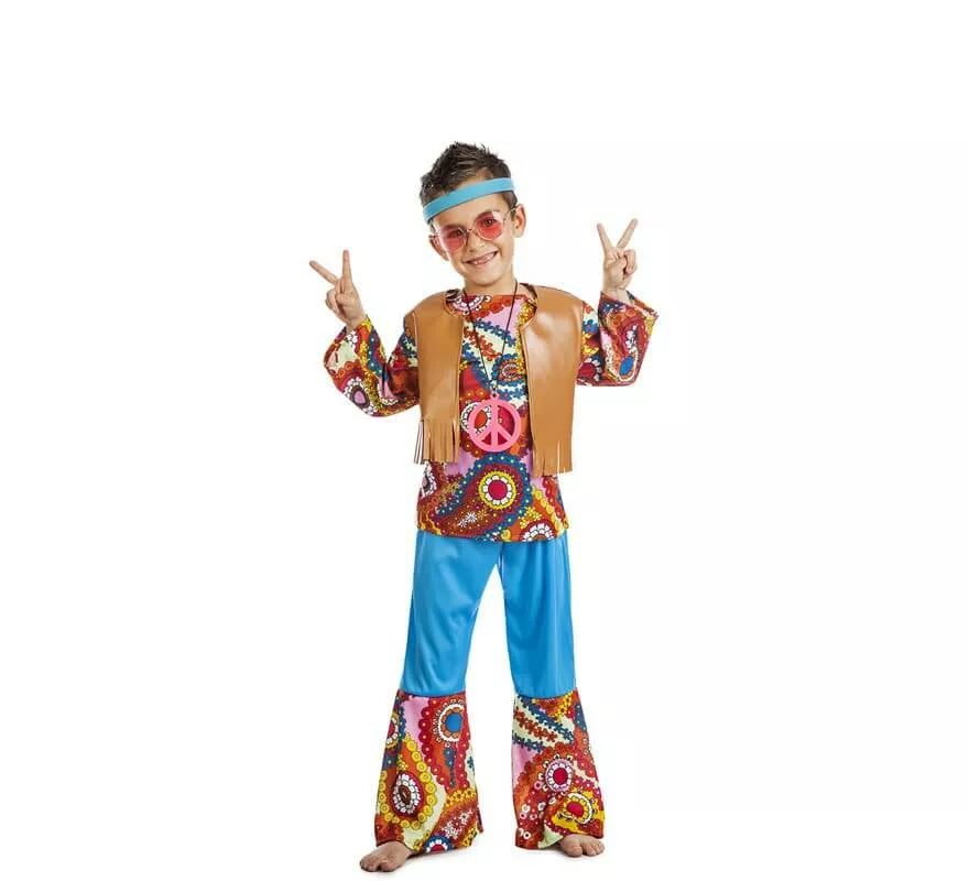 Disfraz de Hippie Chaleco para niño