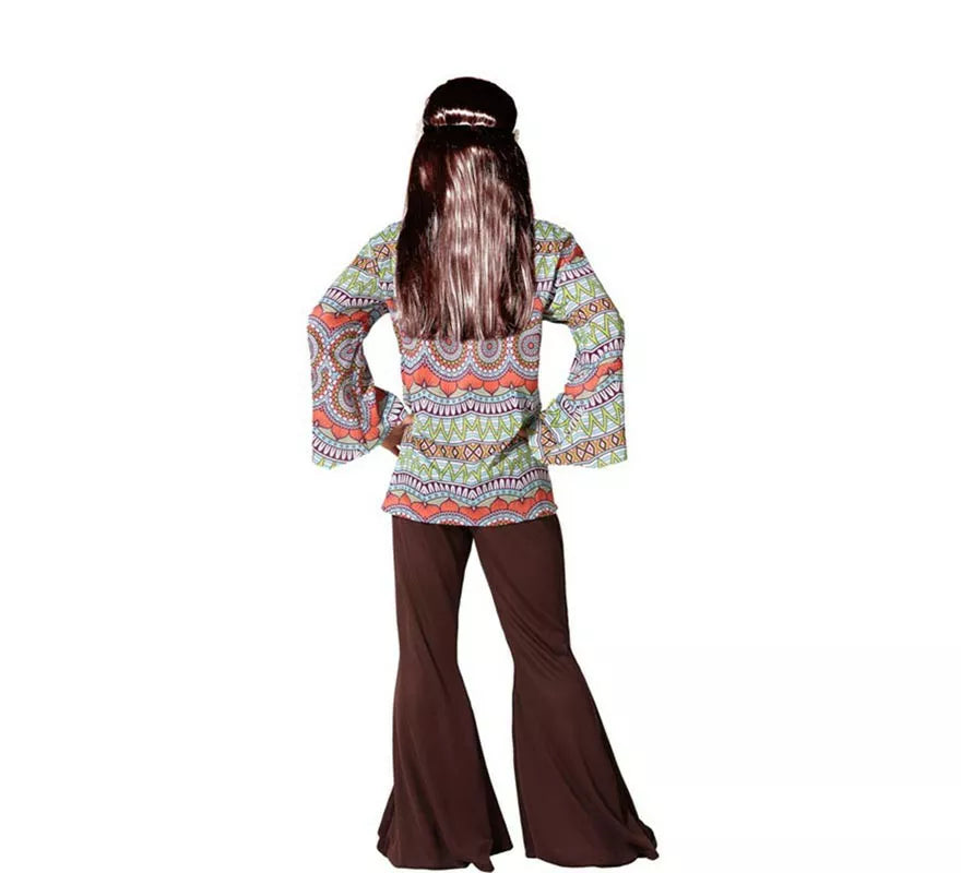 Translation missing: de.Disfraz de Hippie con Estampado para niño