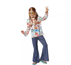 Hippie-Kostüm für Kinderetikettendruck