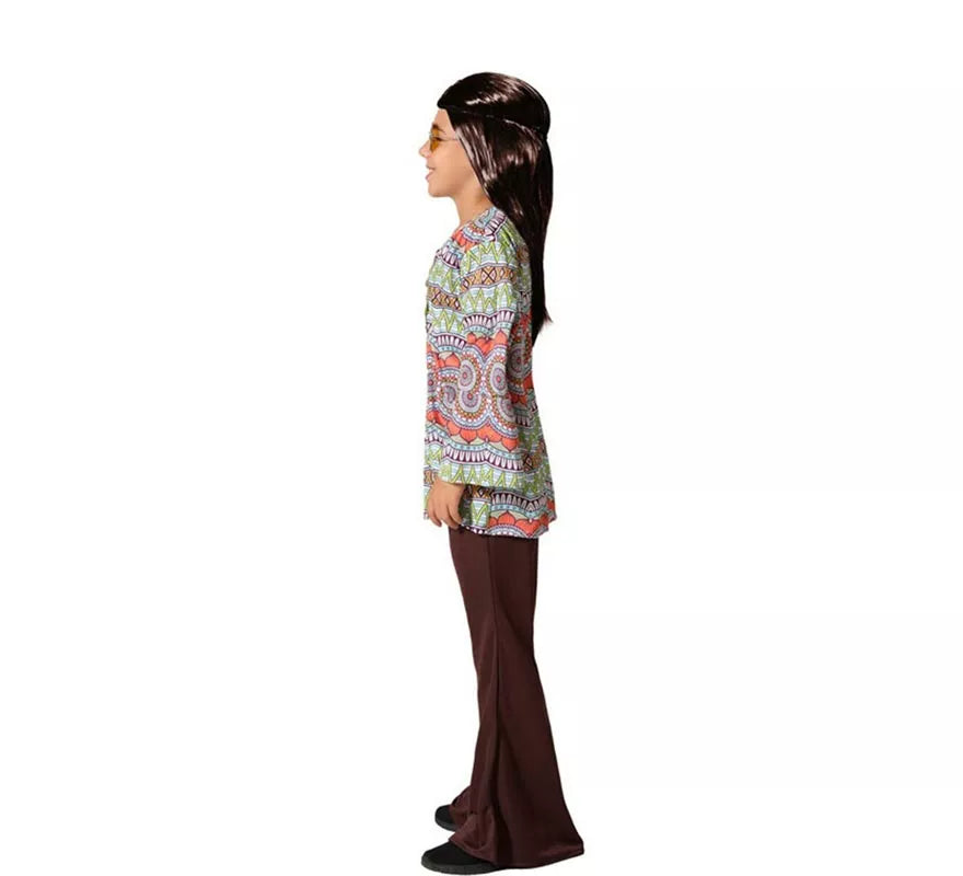 Translation missing: de.Disfraz de Hippie con Estampado para niño