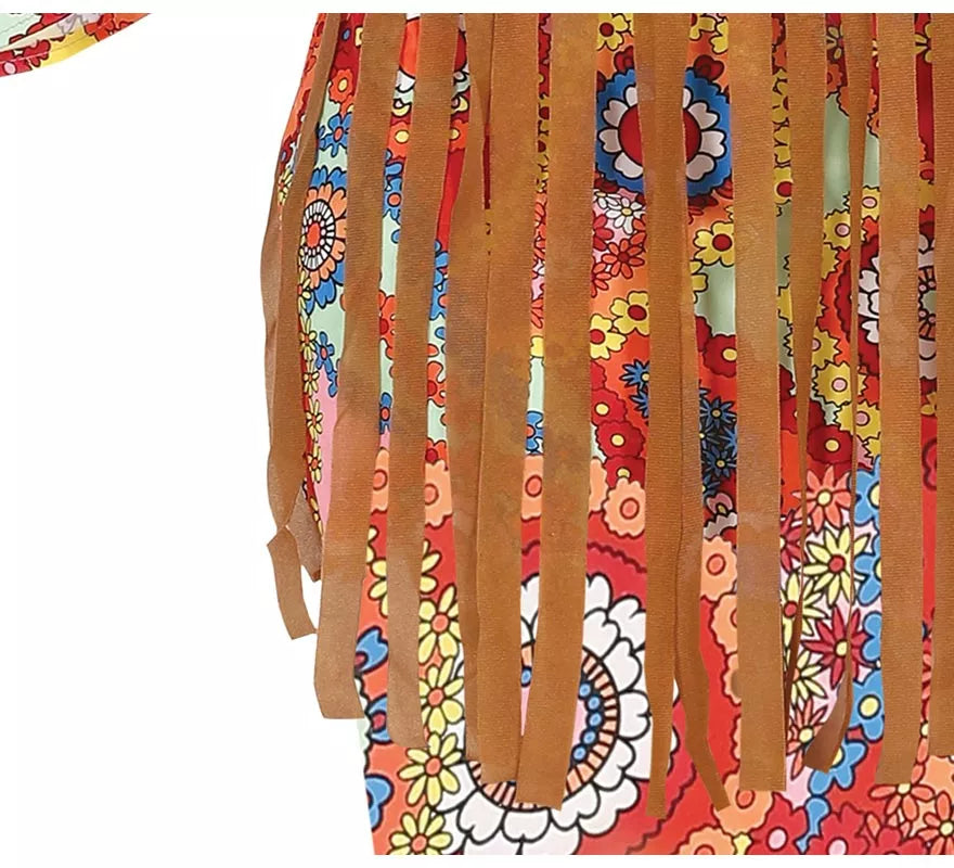 Translation missing: de.Disfraz de Hippie con vestido corto para mujer