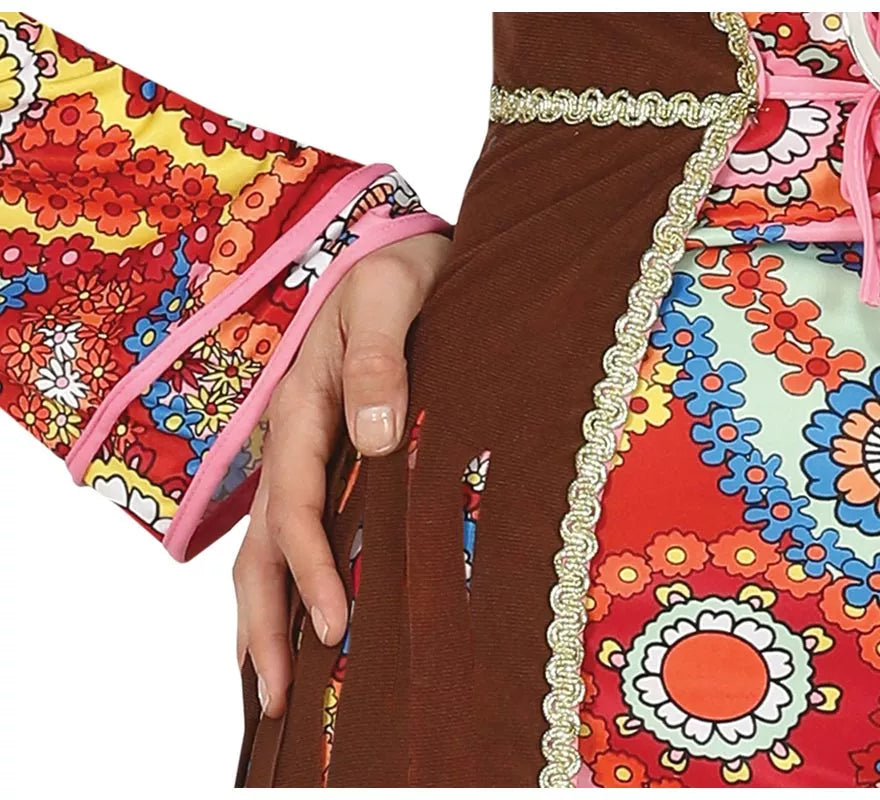 Translation missing: de.Disfraz de Hippie con Vestido Largo para Mujer