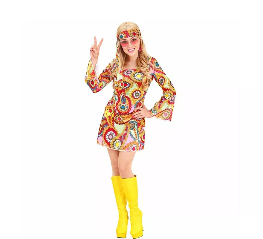 Translation missing: de.Disfraz de Hippie coqueta para mujer