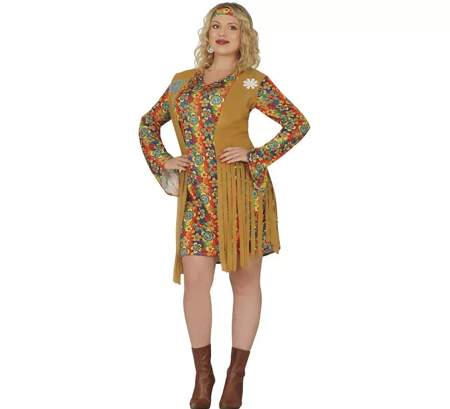 Translation missing: de.Disfraz de Hippie corto para mujer