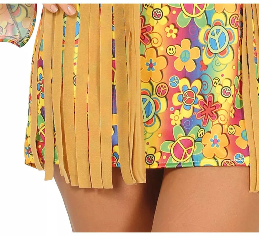 Translation missing: de.Disfraz de Hippie corto para mujer
