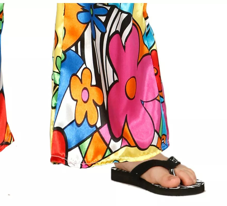 Translation missing: de.Disfraz de Hippie Florido para niños