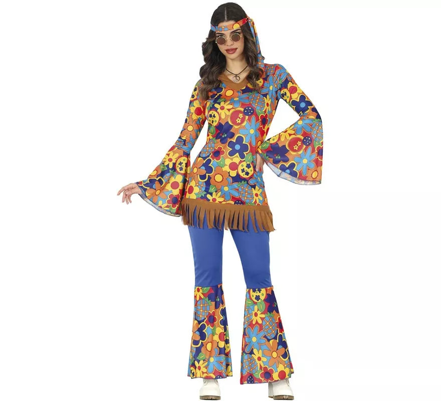 Translation missing: de.Disfraz de Hippie Flower para mujer