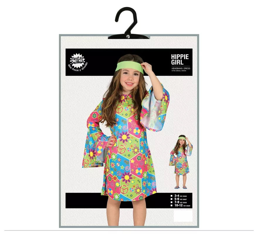 Translation missing: de.Disfraz de Hippie Girl para niña