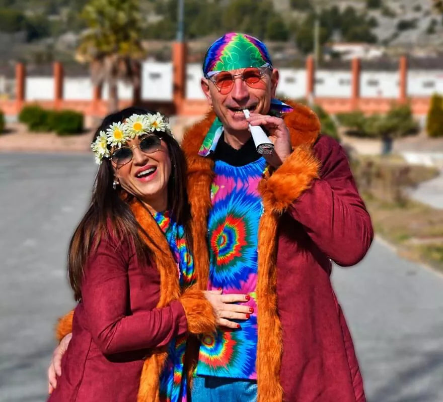 Translation missing: de.Disfraz de Hippie Granate para hombre