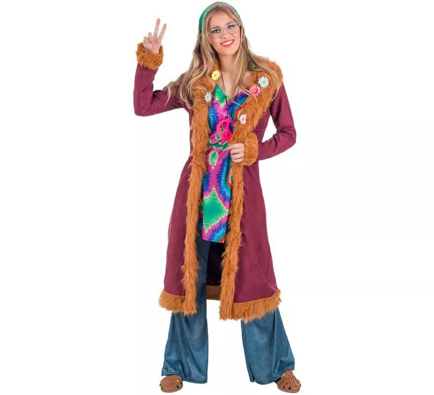 Translation missing: de.Disfraz de Hippie Granate para mujer