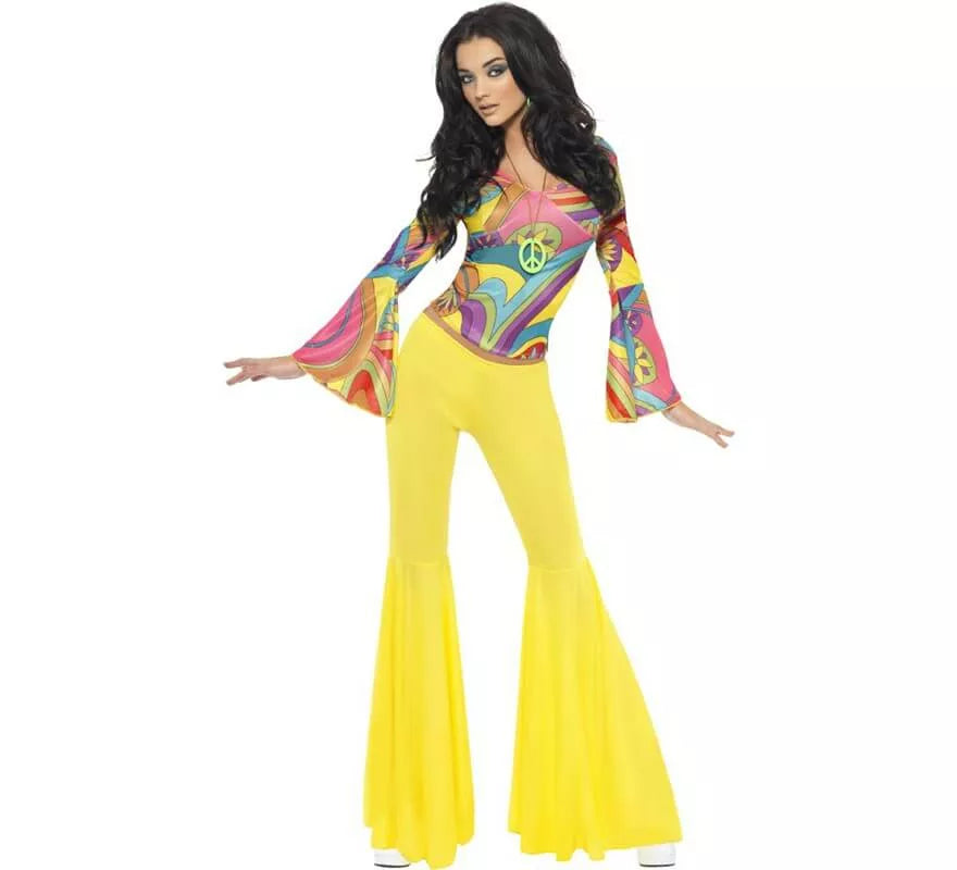 Translation missing: de.Disfraz de Hippie Guay de los 70 para mujer
