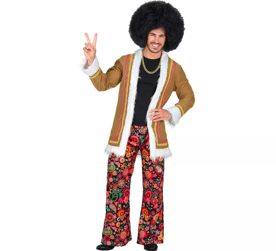 Translation missing: de.Disfraz de Hippie Invierno para hombre
