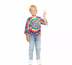 Mehrfarbiges Hippie-Kostüm für Jungen