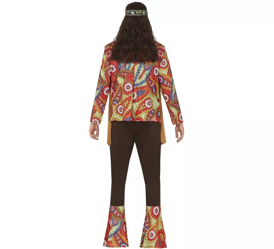 Translation missing: de.Disfraz de Hippie Paz y Amor para hombre